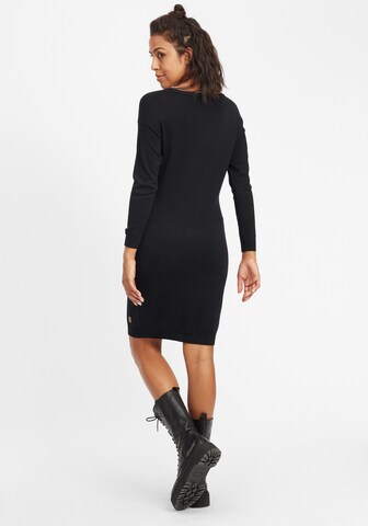 Oxmo Knitted dress 'Ella' in Black