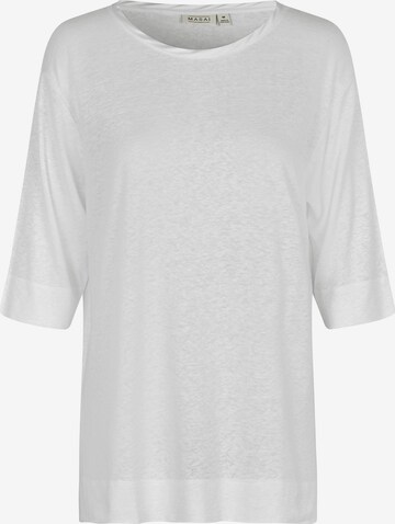 Masai Shirt 'Bahija' in White: front