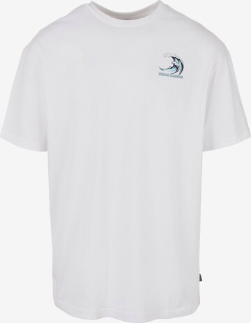 Urban Classics Shirt 'Big Wave' in White: front