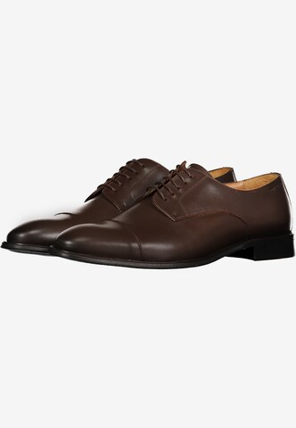 ROY ROBSON Lace-Up Shoes 'Derby Captoe' in Brown