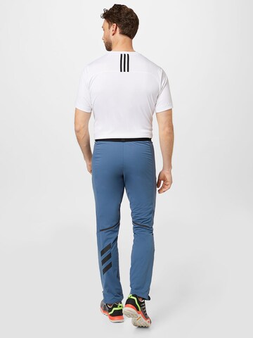ADIDAS TERREX Slimfit Športne hlače 'TERREX Xperior' | modra barva