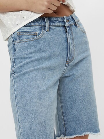 OBJECT Regular Jeans 'Marina' in Blauw