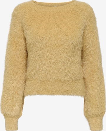 ONLY Strickpullover 'ONLLULU' in Beige: Vorderseite