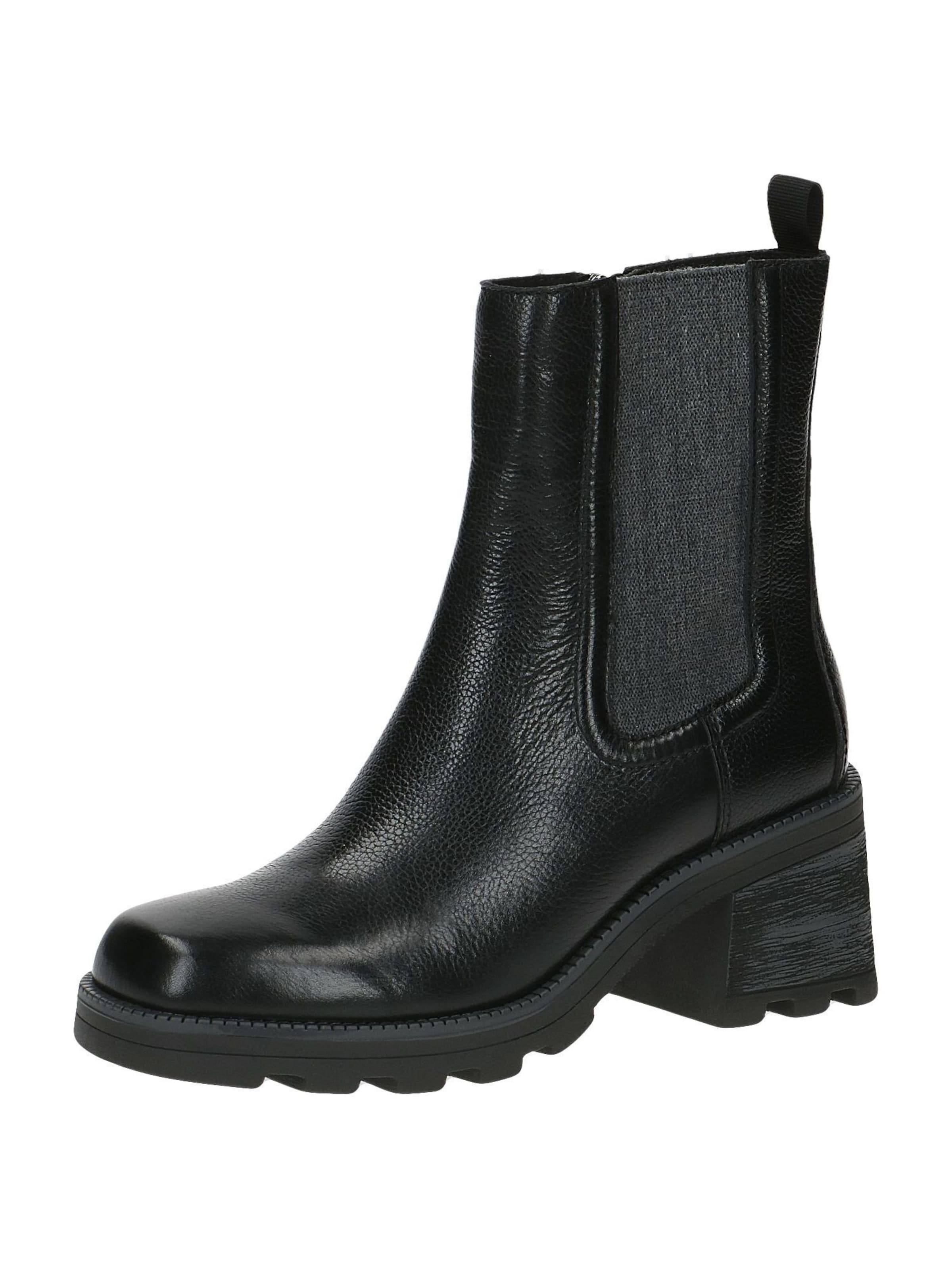 Bottines CAPRICE en noir : devant