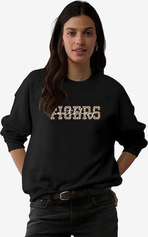 GORHEY - Sudadera en negro: frente