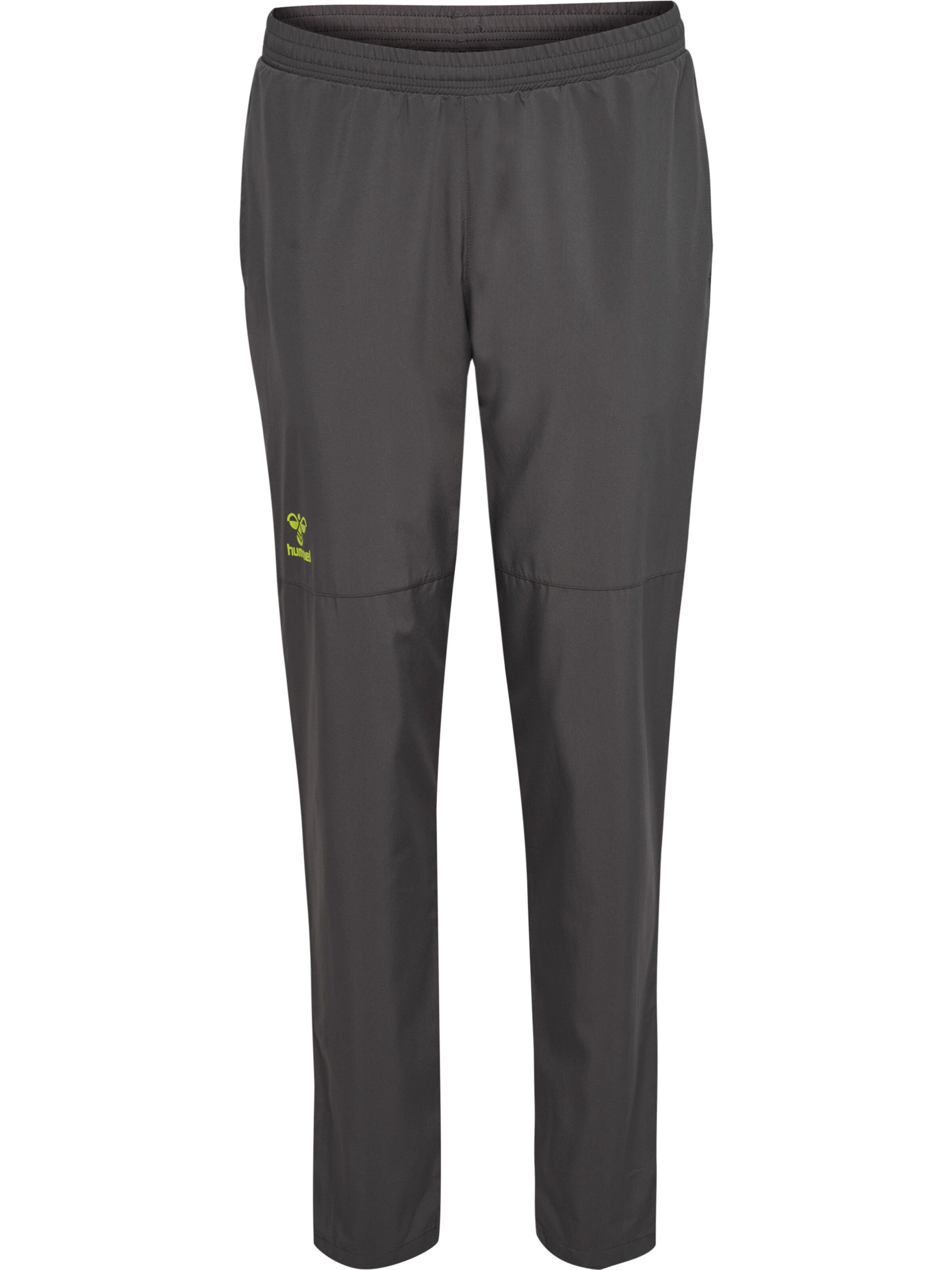 Hummel Tapered Sportbroek in Grijs: voorkant