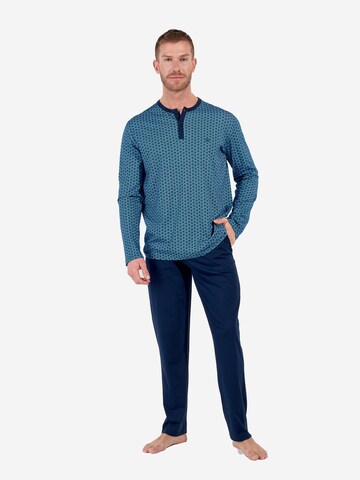 Pyjama long ' Martinez Long Sleepwear ' HOM en bleu : devant
