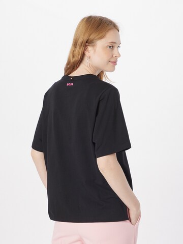 T-shirt 'Etey' BOSS Orange en noir