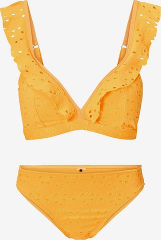 LingaDoreTrokutasti Bikini - narančasta boja: prednji dio