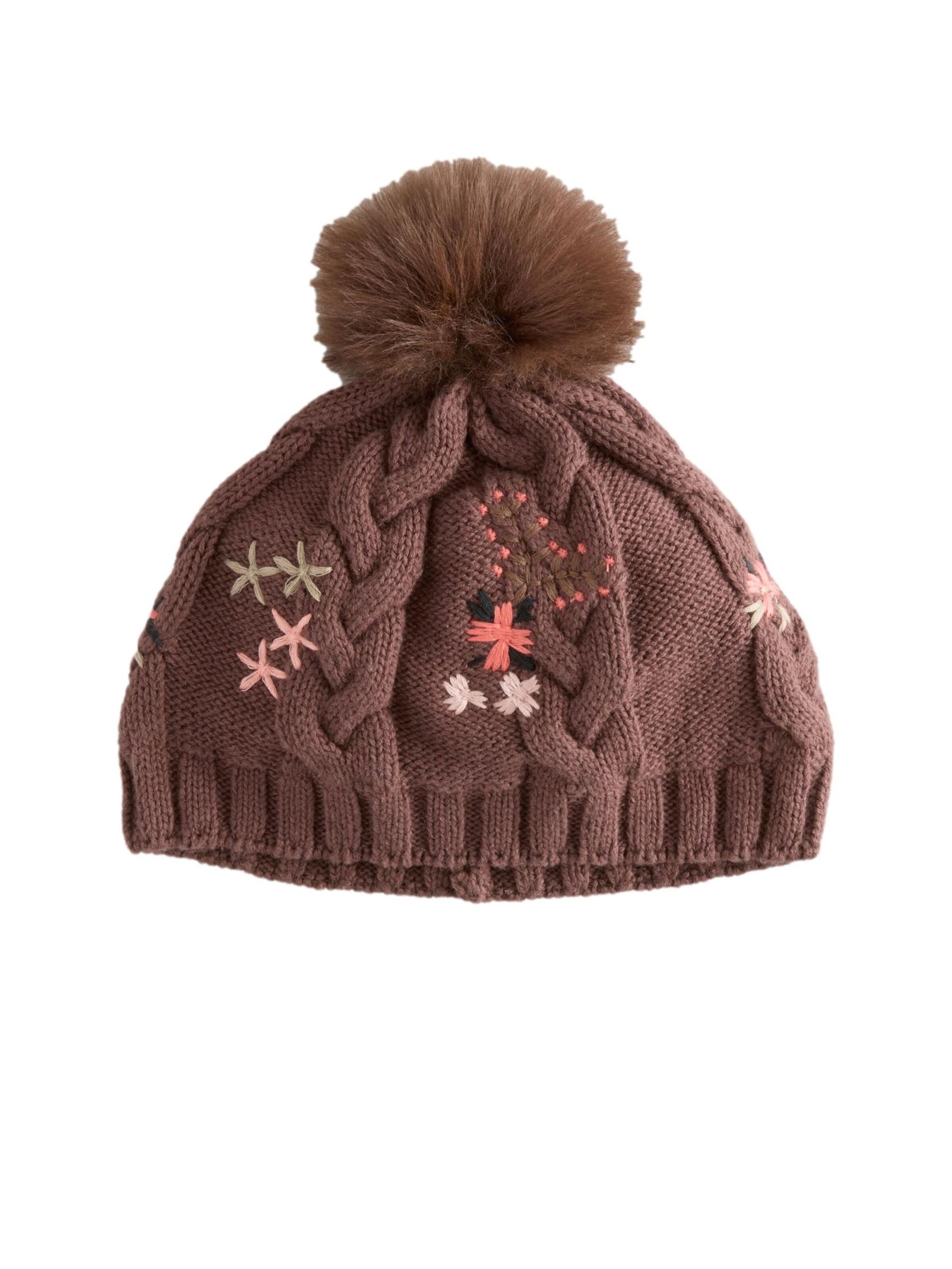 Next Шапка в кафяво: отпред