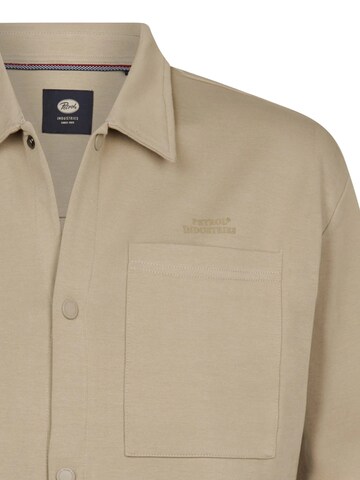 PETROL INDUSTRIES MEN Comfort fit Button Up Shirt in Beige
