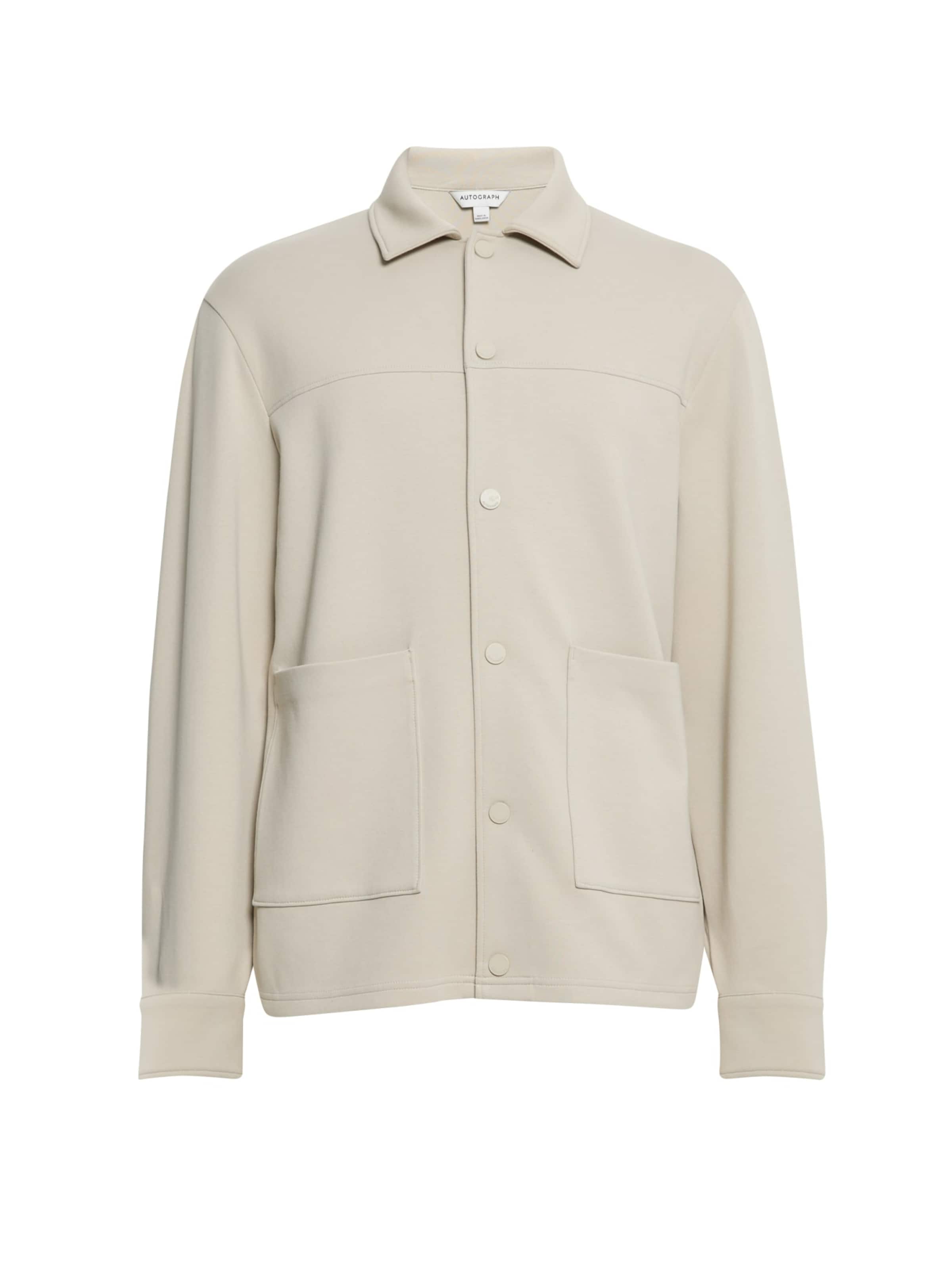 Marks & Spencer Regular fit Tussenjas in Grijs: voorkant