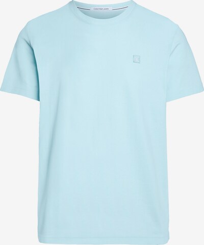 Marškinėliai iš Calvin Klein Jeans, spalva – šviesiai mėlyna / balta, Prekių apžvalga