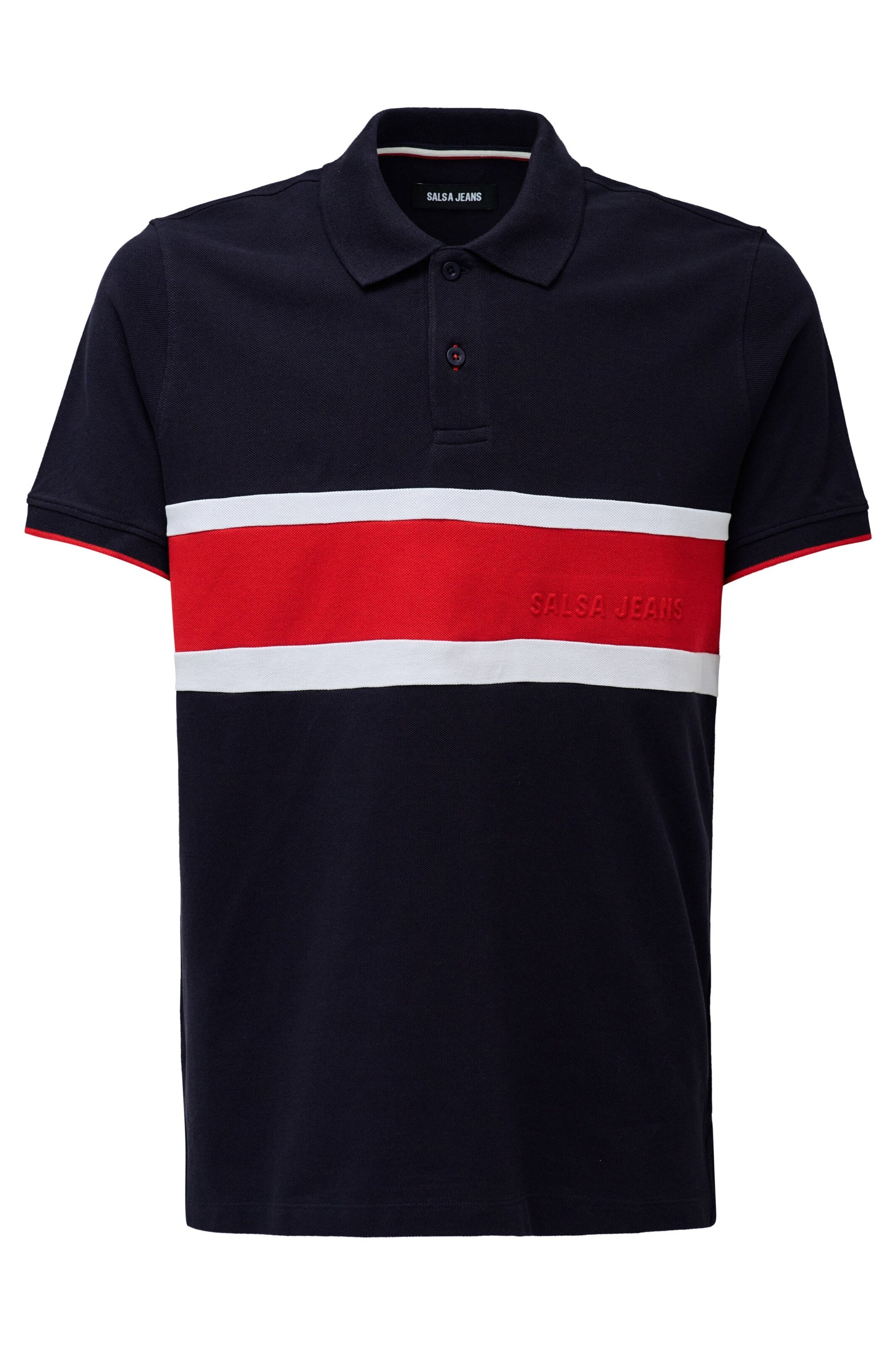 Salsa Jeans Poloshirt in Blau: Vorderseite