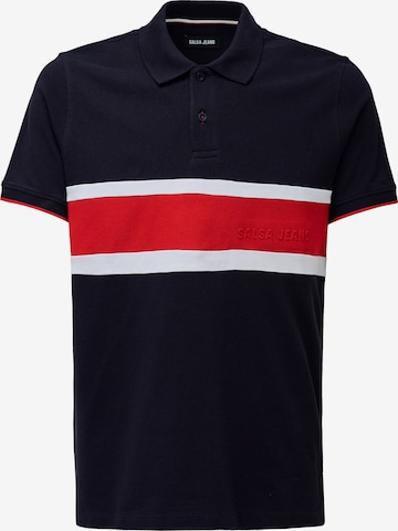 T-Shirt Salsa Jeans en bleu : devant