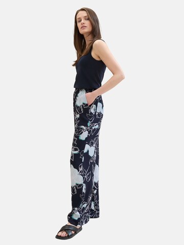 TOM TAILOR Wide leg Pants in Blue