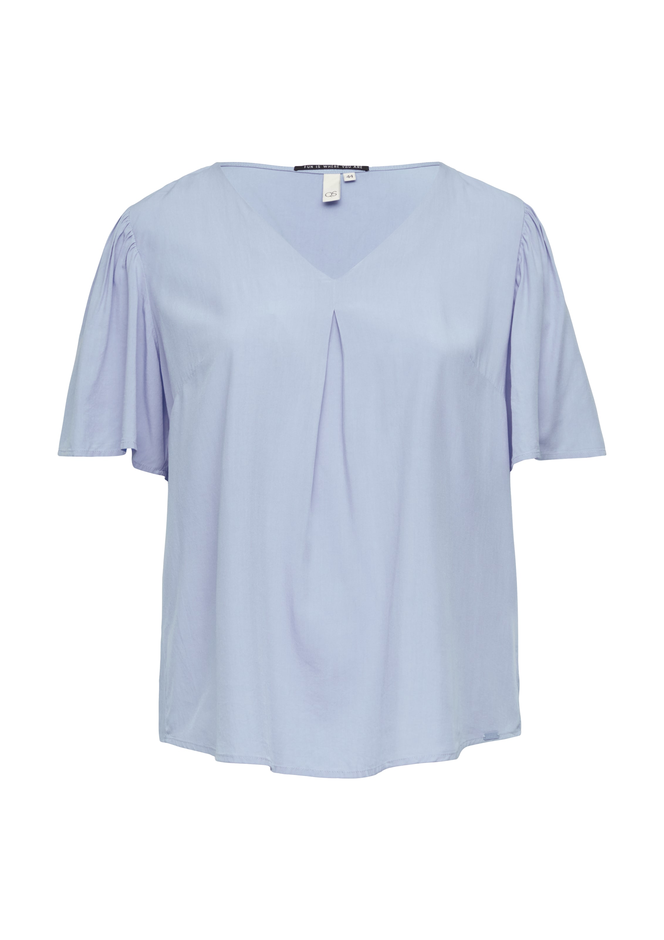 QS Bluse in Blau: Vorderseite