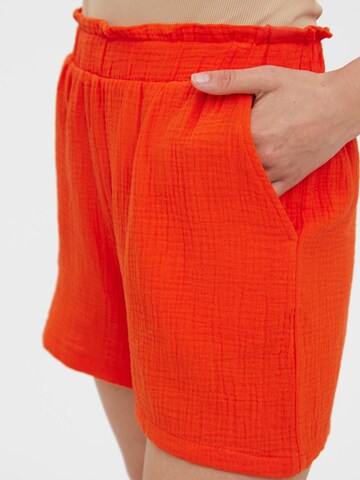 VERO MODA regular Παντελόνι 'NATALI' σε πορτοκαλί