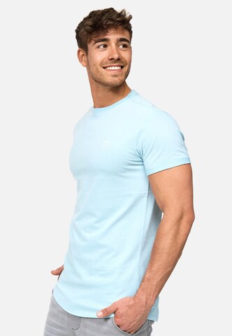 T-Shirt 'Kloge ' INDICODE JEANS en bleu