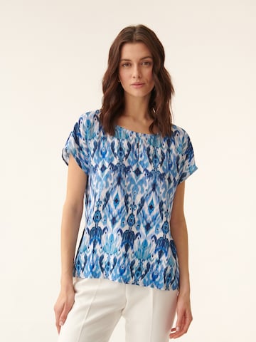 TATUUM - Blusa 'Oweni' en azul: frente