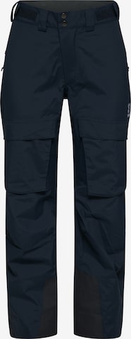Haglöfs Regular Workout Pants 'Elation GTX' in Blue: front