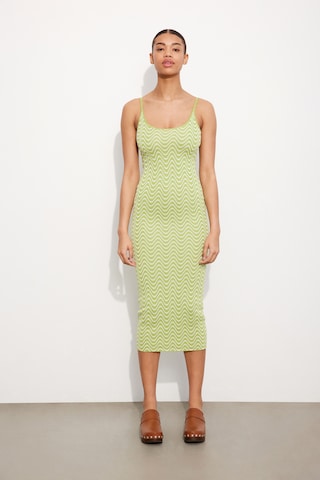 Envii Knitted dress 'Peridot' in Green