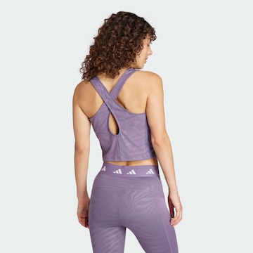ADIDAS PERFORMANCE Sporttop 'Techfit' in Lila
