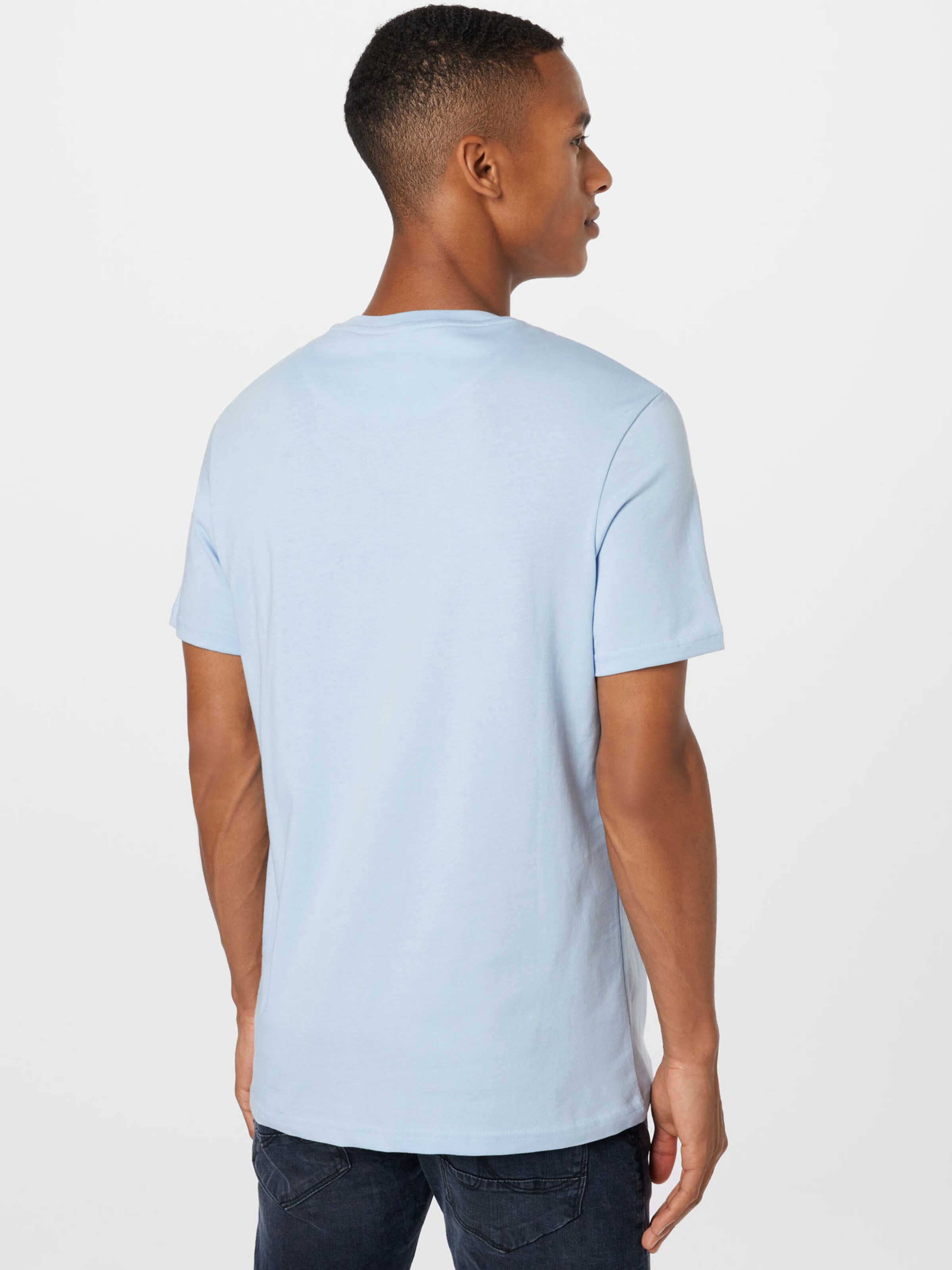 Lyle Scott Shirt in Lichtblauw ABOUT YOU