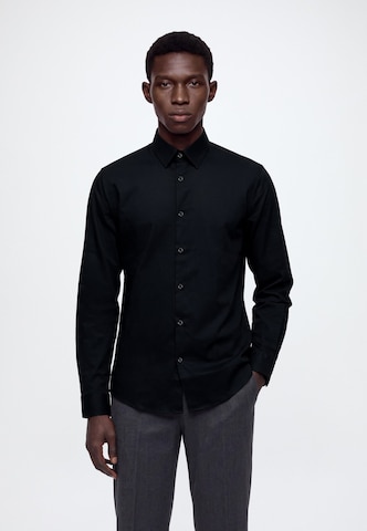 Lindbergh - Ajuste regular Camisa en negro: frente