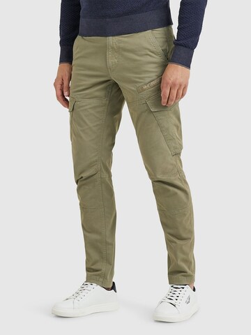 PME Legend Slim fit Cargo Pants in Green: front