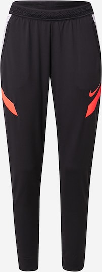 NIKE Workout Pants in Grey / Orange red / Black / White, Item view