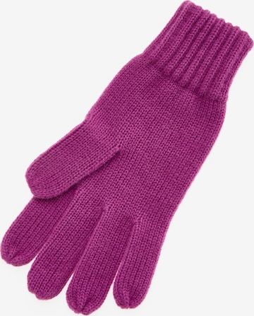 LASCANA Fingerhandschuhe in Lila