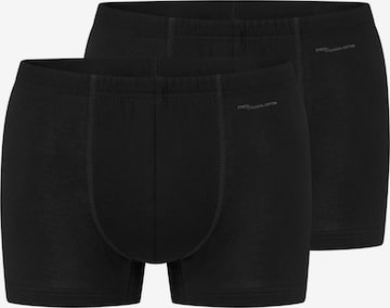 Mey Boxer shorts 'Casual Cotton' in Black: front