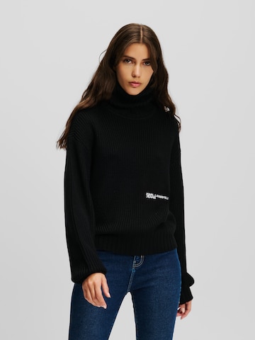 KARL LAGERFELD JEANS Pullover in Schwarz: Vorderseite