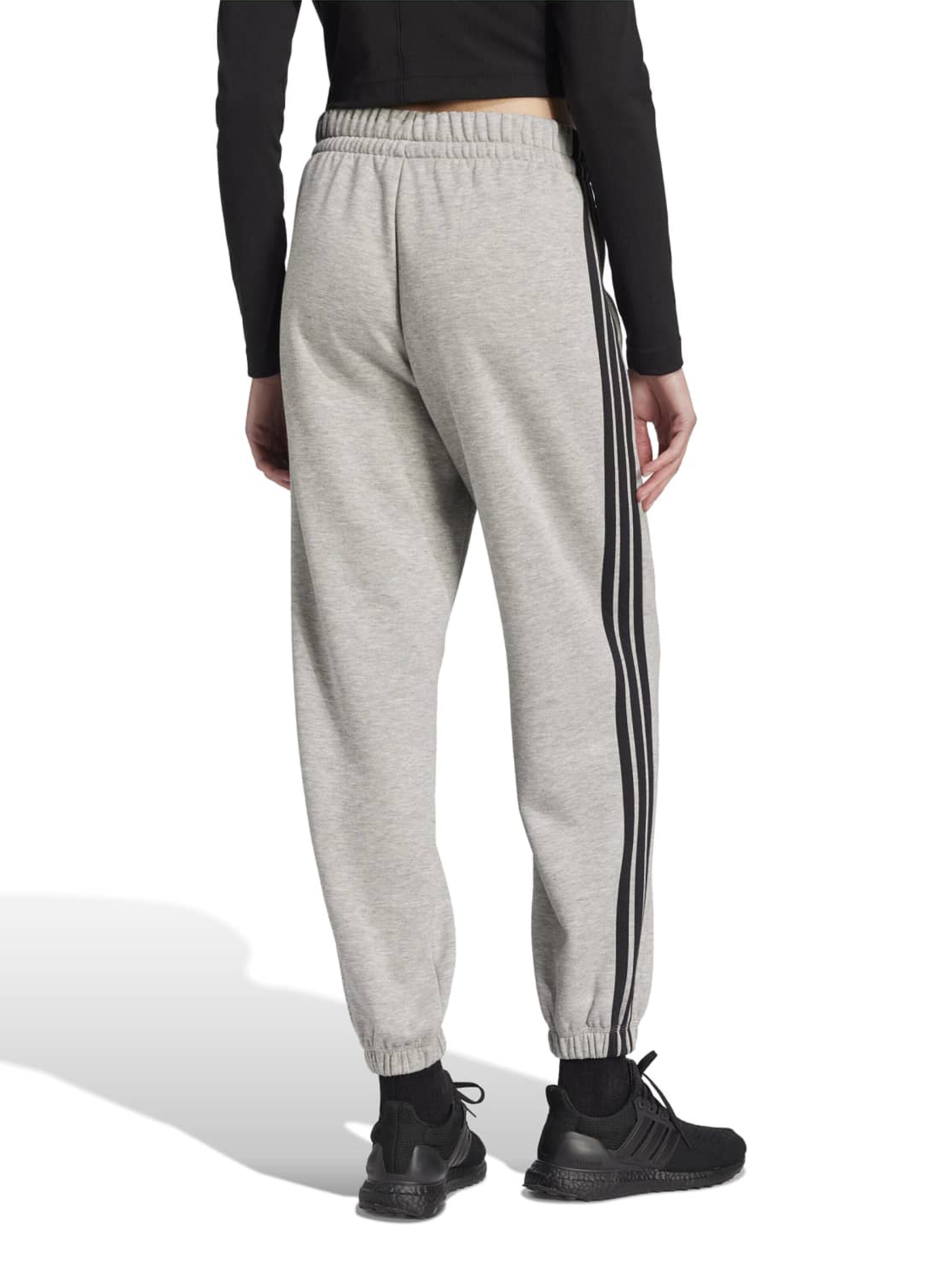 ADIDAS SPORTSWEAR Tapered Workout Pants 'Essentials' in Grey