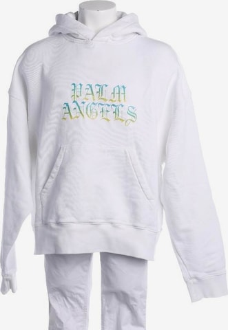 Palm Angels Sweatshirt & Zip-Up Hoodie in L in White: front