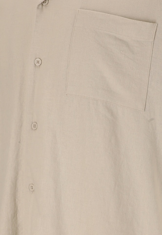 NOU Regular fit Button Up Shirt 'Dalan' in Beige