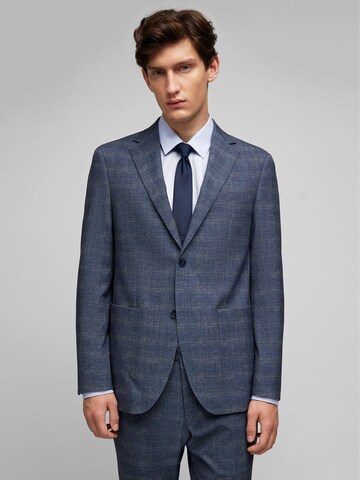 Coupe regular Veste de costume HECHTER PARIS en bleu : devant