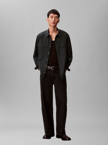 Calvin Klein Comfort fit Overhemd in Grijs