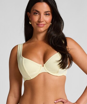 Hunkemöller Bikini top in Yellow: front