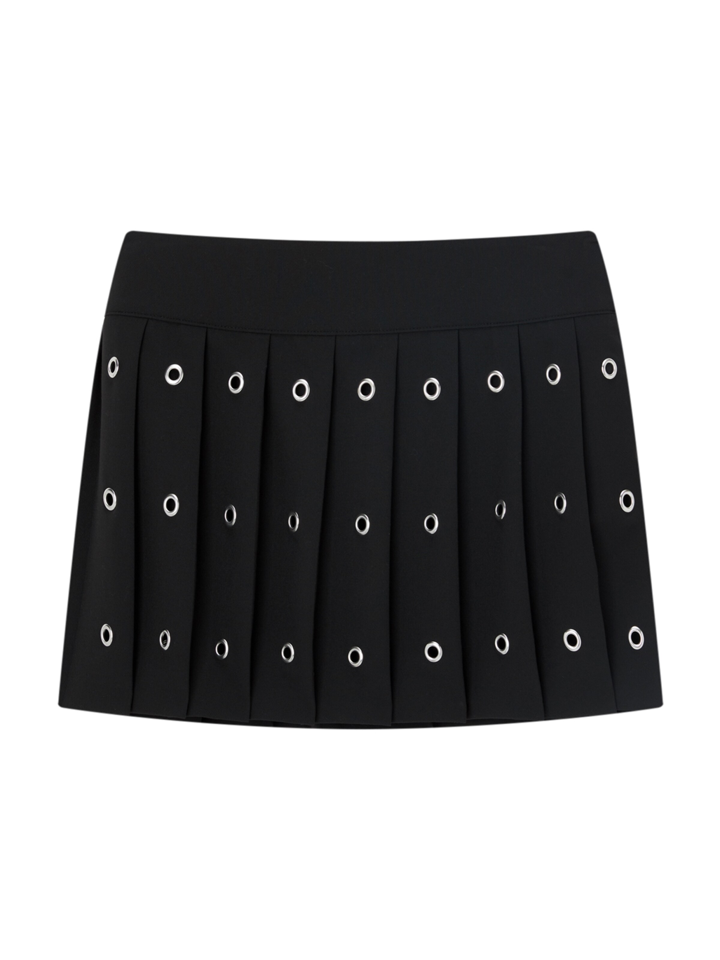 Pull&Bear Sukňa - Čierna: predná strana