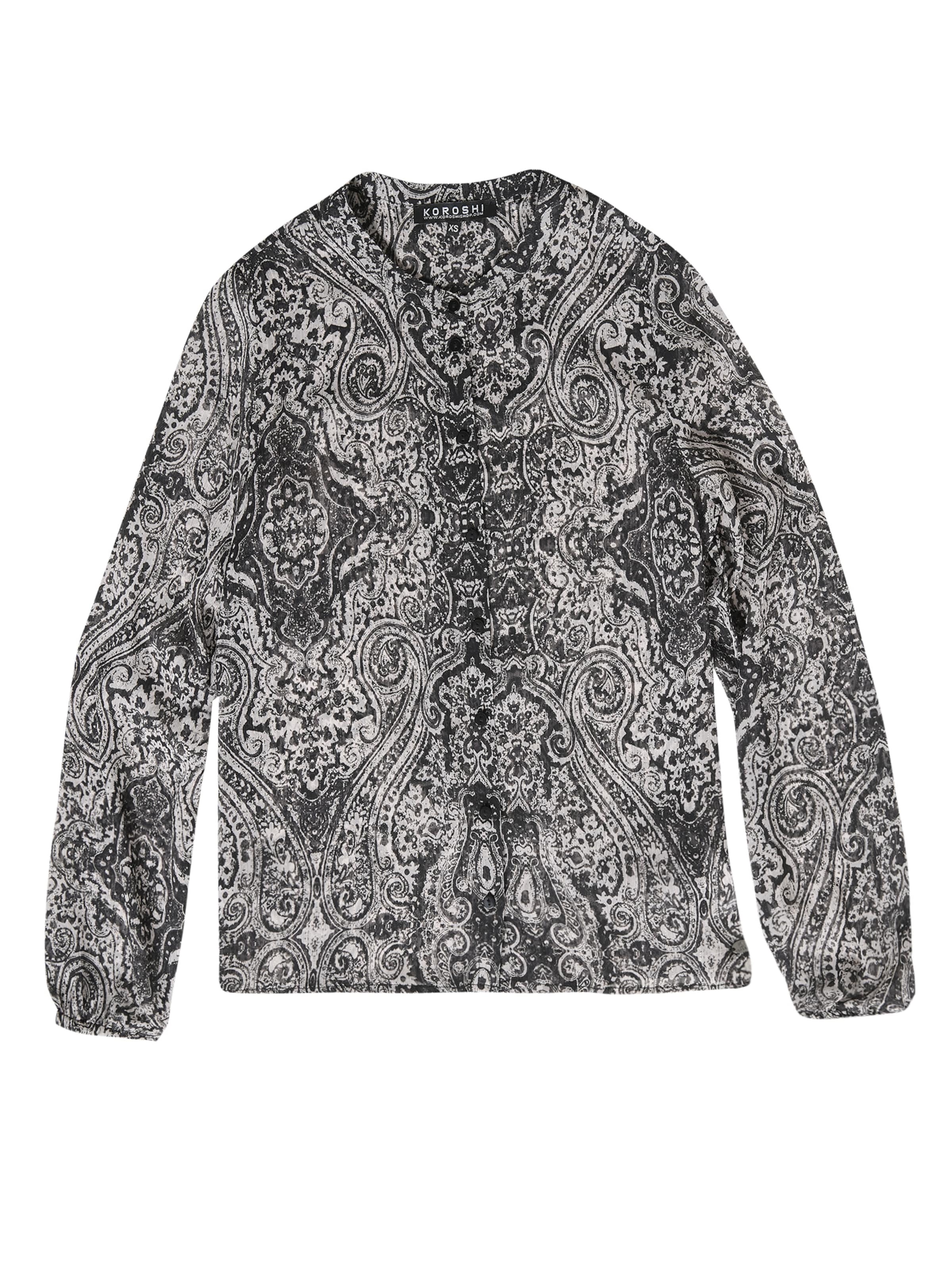 KOROSHI Μπλούζα σε μαύρο: μπροστά
