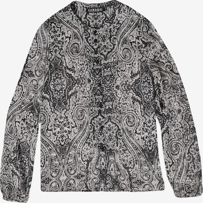 KOROSHI Bluse in grau / schwarz, Produktansicht