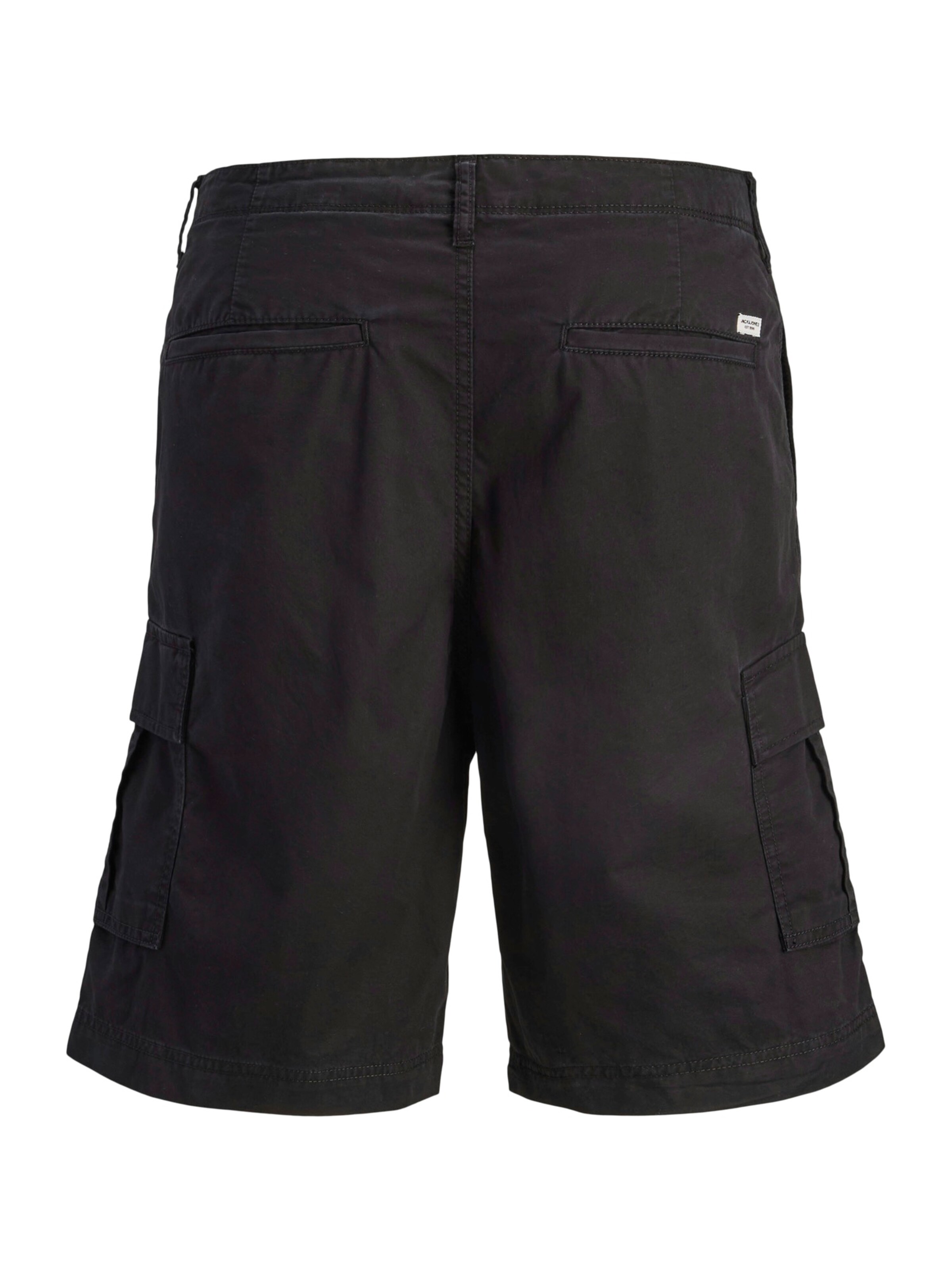 JACK & JONES Loose fit Cargo Pants 'JPSTCOLE MATTY' in Black