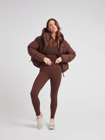 Veste outdoor ' Winter Crop Puffer ' JACK1T en marron