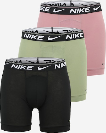 NIKE Underwear Boxeralsók - zöld: elől