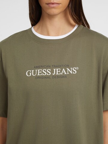 GUESS JEANS T-Shirt in Grün