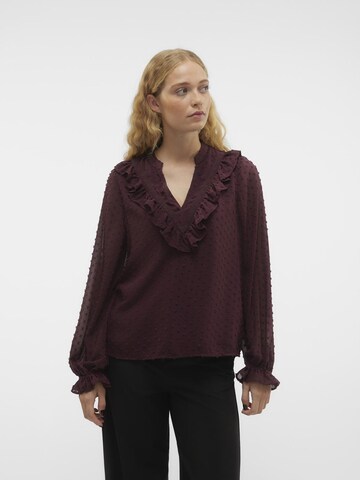 VERO MODA Blouse in Purple: front