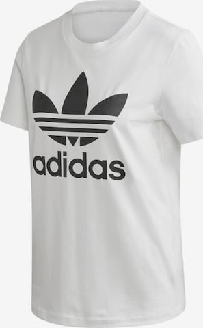 ADIDAS ORIGINALS Shirt 'adidas Trefoil Tee' in White: front