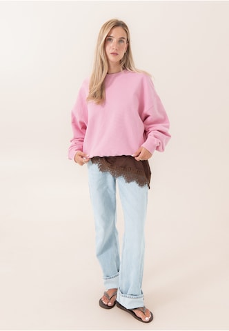 OH APRIL Sweatshirt i rosa